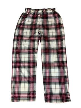 Fammy Jammies Plaid Pajama Pants Men’s Large Red Black Check Lounge Sleepwear LG